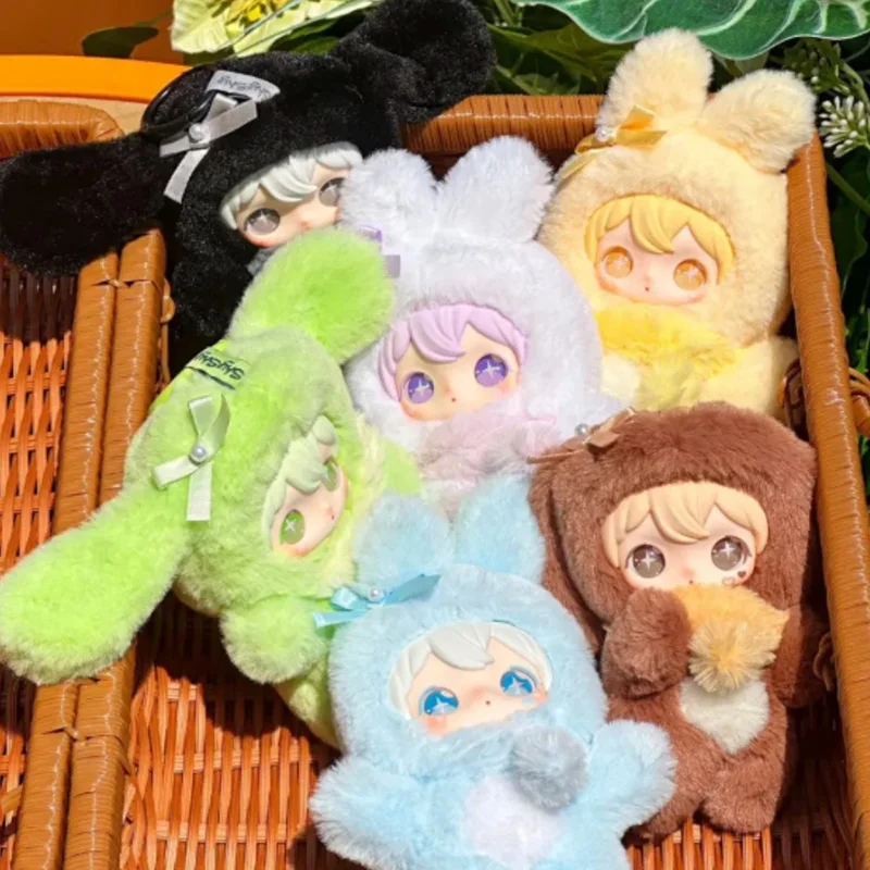 AYOR TOYS ShyShy وامض سلسلة العالم لطيف الفينيل الوجه صندوق أعمى اللعب السحر تحصيل العصرية بلوشي المفاتيح