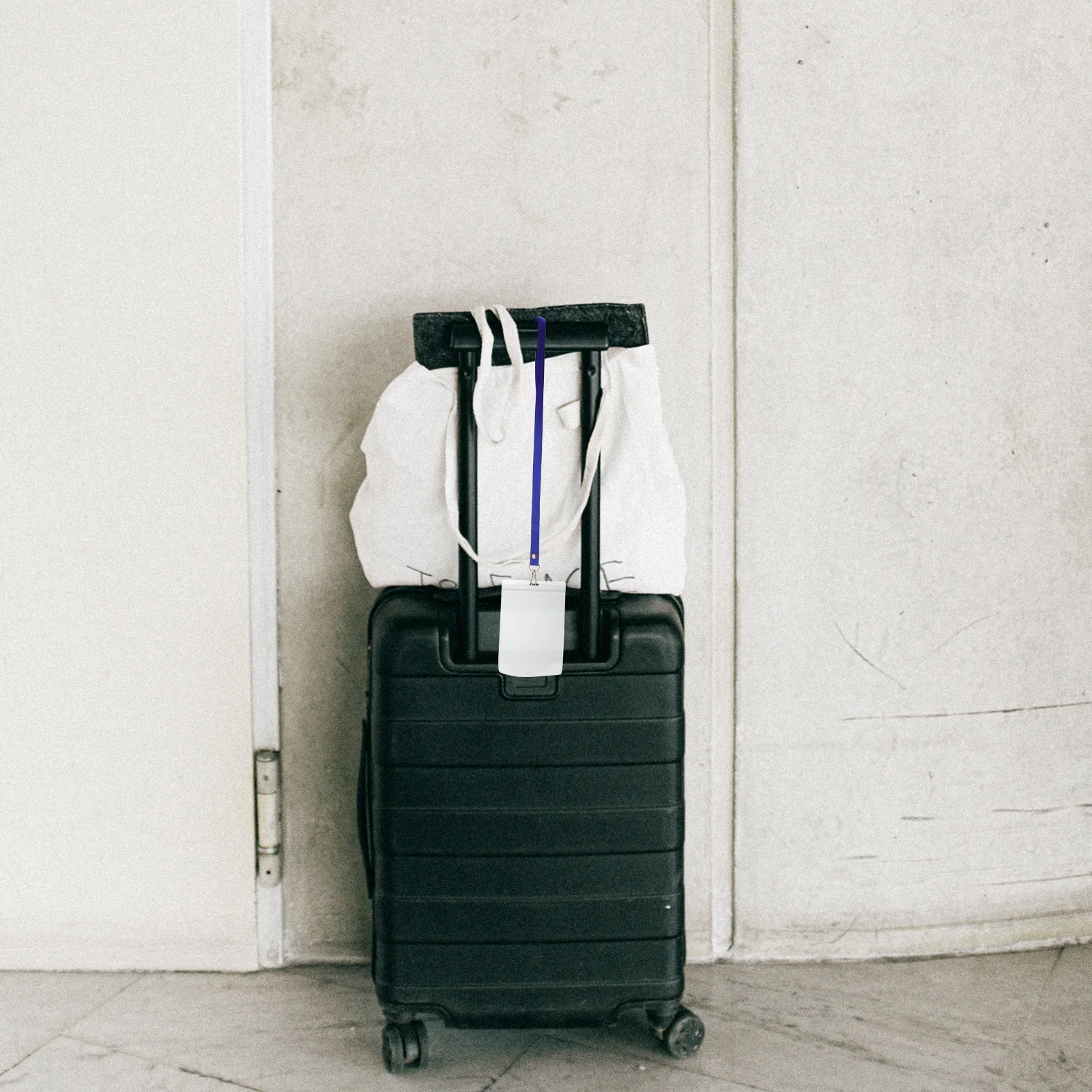 

8pcs Card Holder Set Travel Tags For Suitcase Backpack Baggage Label Organizer Strap Attachment Lightweight Name