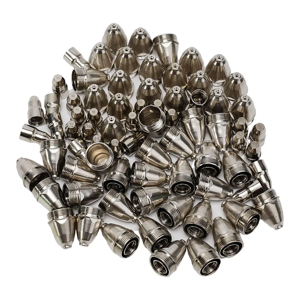 

Electrode Tip Nozzle Cutter Set 100pcs for P80 Plasma Cutting Torch High Compatibility with CUT Series Plasma Machines