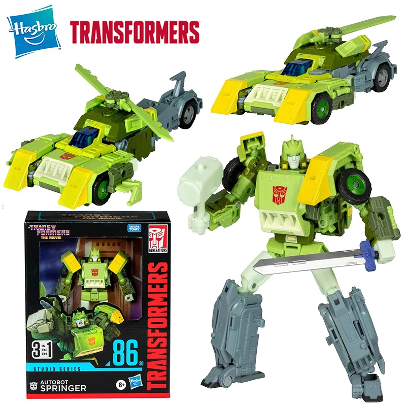 Hasbro Transformers Studio Series SS86 30 Springer 20Cm Leader Class Anime Original Action Figure Model Toy Gift Collection