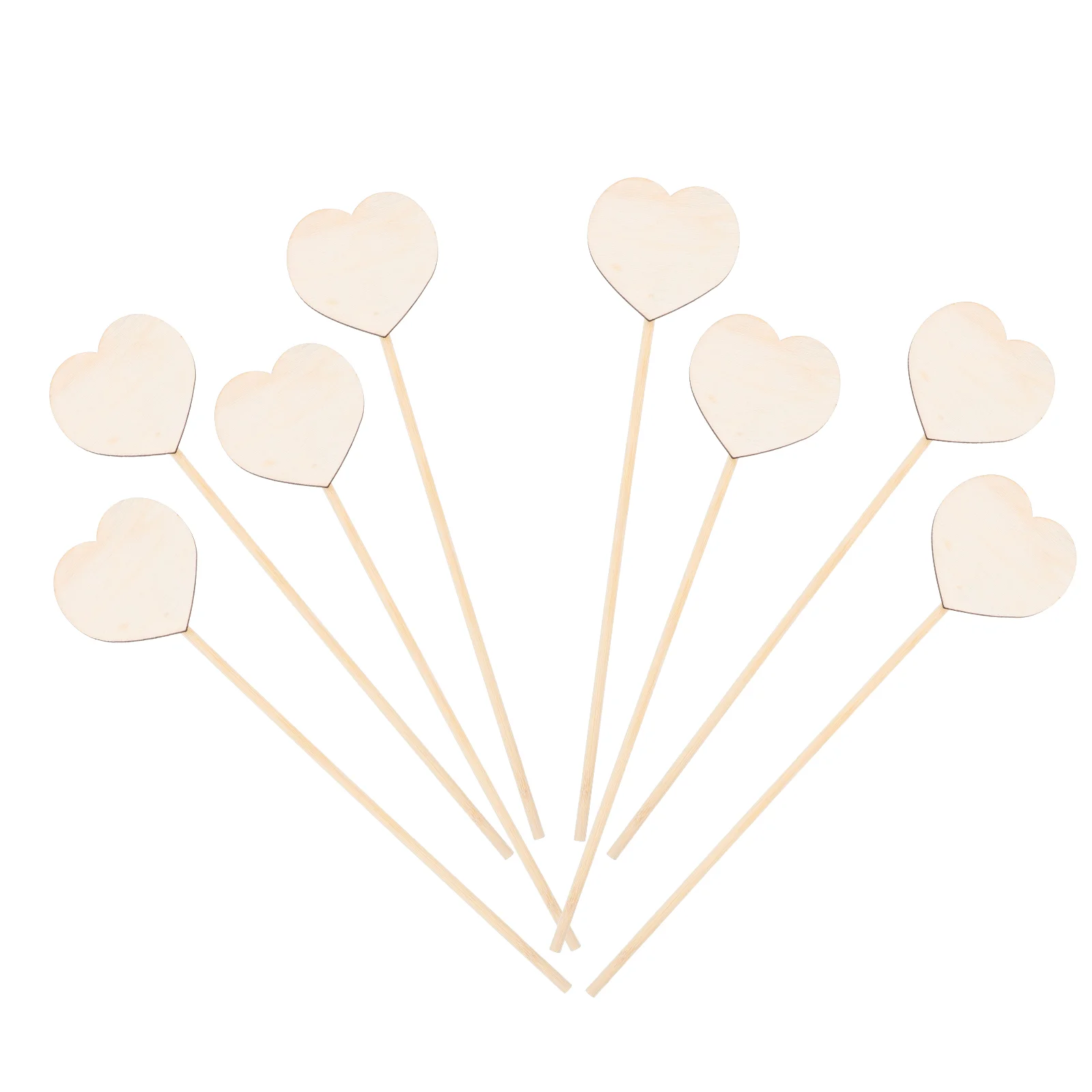 

8 Pcs Color Paint Fairy Kids Graffiti Toy Girl Blank Sticks Colored Wood Coloring DIY Painting