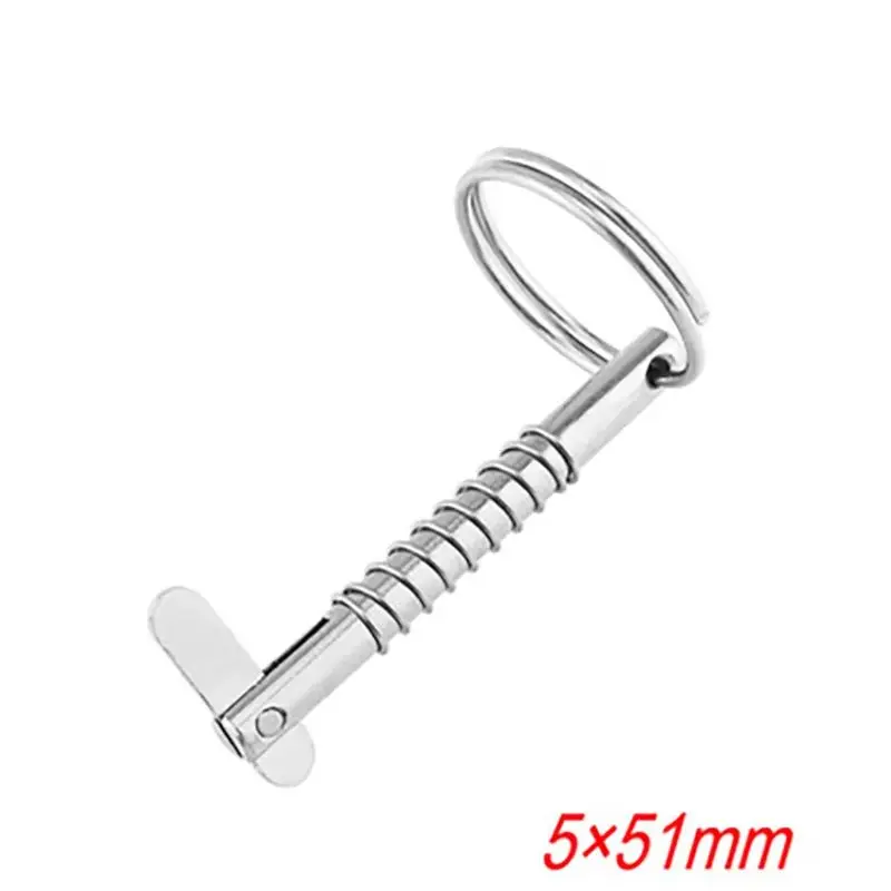 Schnellspannstift aus Edelstahl 316 in Marinequalität, Bimini-Oberteil für Boote, Deckscharnier, Marine-Hardware, 5 mm