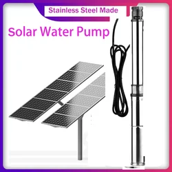 1200DC60V 1500WDC72V 140M Head Solar borehole well water pump with MPPT function solar DC brushless household water Pump 6tons/H