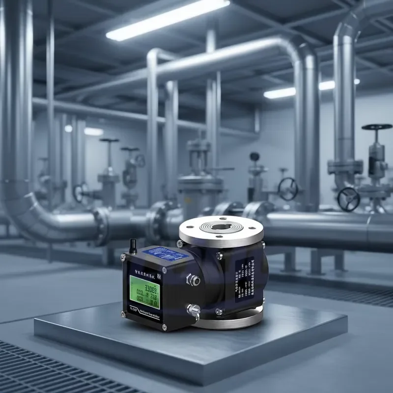 Clouds Battery Powered Wireless Roots Flow Meter 4G NB-IoT LoRa Rotary Flowmeter with 5 Year Battery Life for Remote