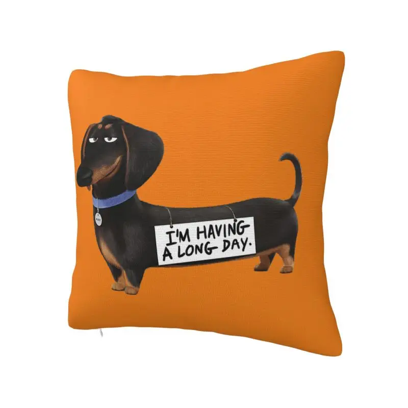 Nordic Kawaii Dachshund Cushion Cover Soft Sausage Badger Wiener Dog Pillow Case Decoration