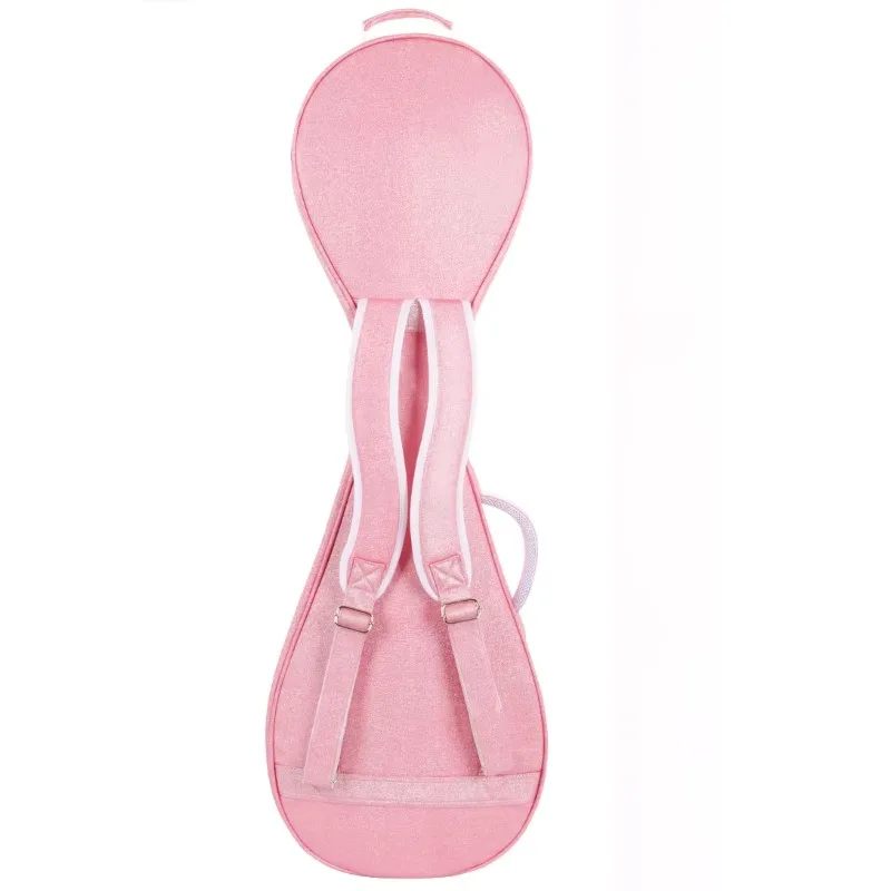 حقيبة بيبا للكبار من الجلد المقلد، أكتاف سميكة لامعة مقاومة للماء، حقيبة بيبا المحمولة، ملحقات الآلات الموسيقية