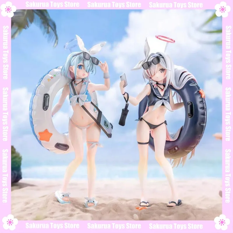 

В наличии купальник с синим файлом Arona Plana 2D милая статуя девушки модель игра с игрушками коллекция экшн-кукол подарки