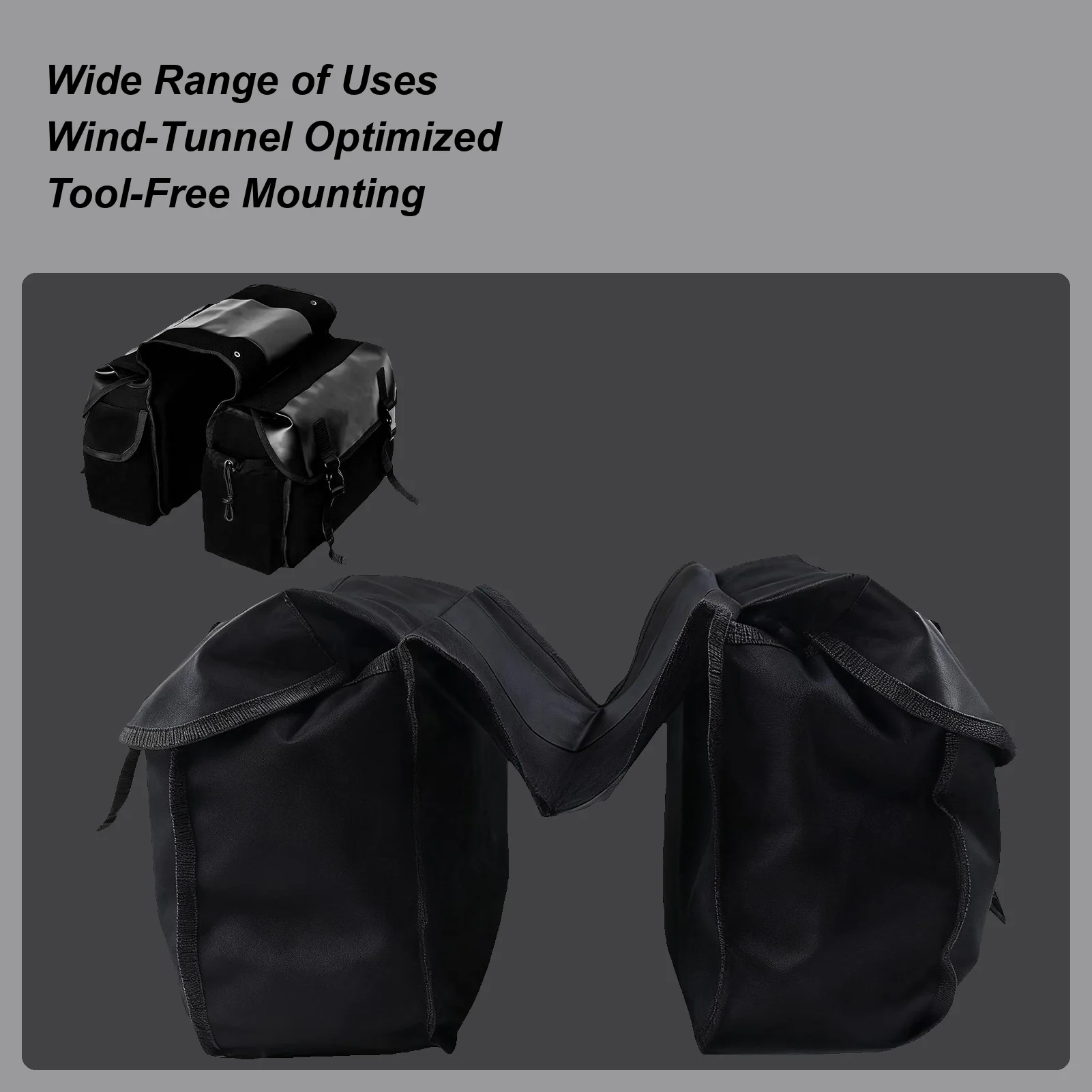 

Мотоциклетные седельные сумки, водонепроницаемая седельная сумка для инструментов, холщовая мотоциклетная сумка для инструментов для мотоцикла, велосипеда, скутера, езды на велосипеде, туризма