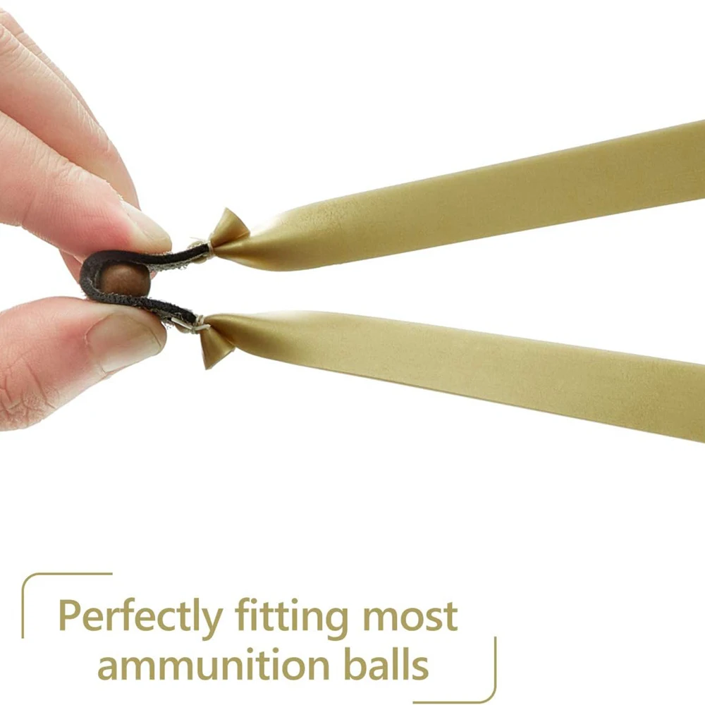 20 قطعة 1.0 سمك قوية جدا مقلاع الأربطة المطاطية المسطحة الصيد المنجنيق مطاطا بنجي لعبة اطلاق النار في الهواء الطلق