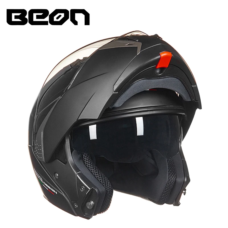 BEON B700 Modular Motorcycle Helmet Dual Visors Helmets Flip up Open Full Face Helmet Moto Casque Casco Motocicleta Capacete