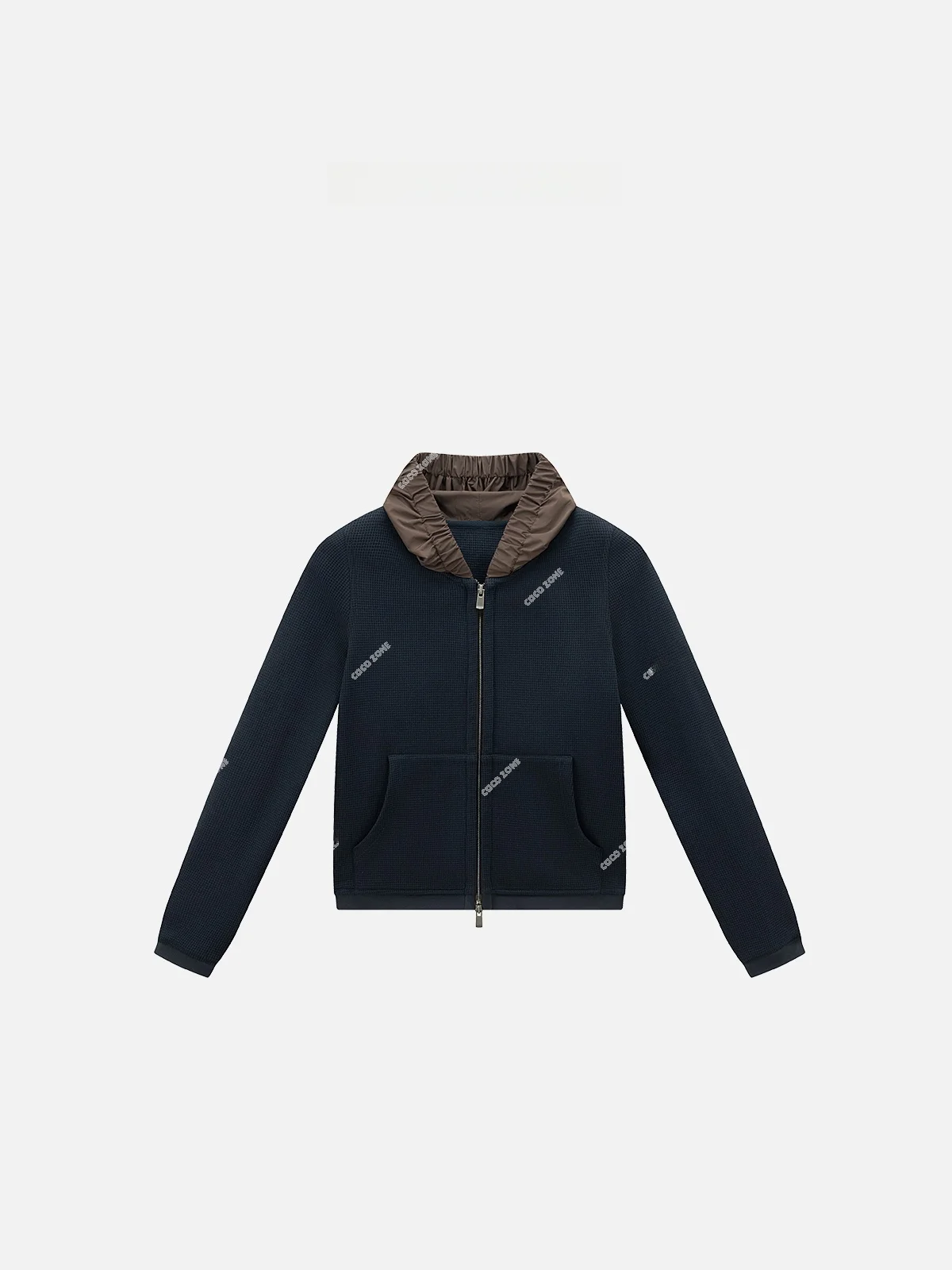 

Женская куртка Zone Early Spring Color Blo с длинными рукавами и капюшоном, из смесового хлопка, для повседневной носки, стандартный крой, на молнии, CC2C