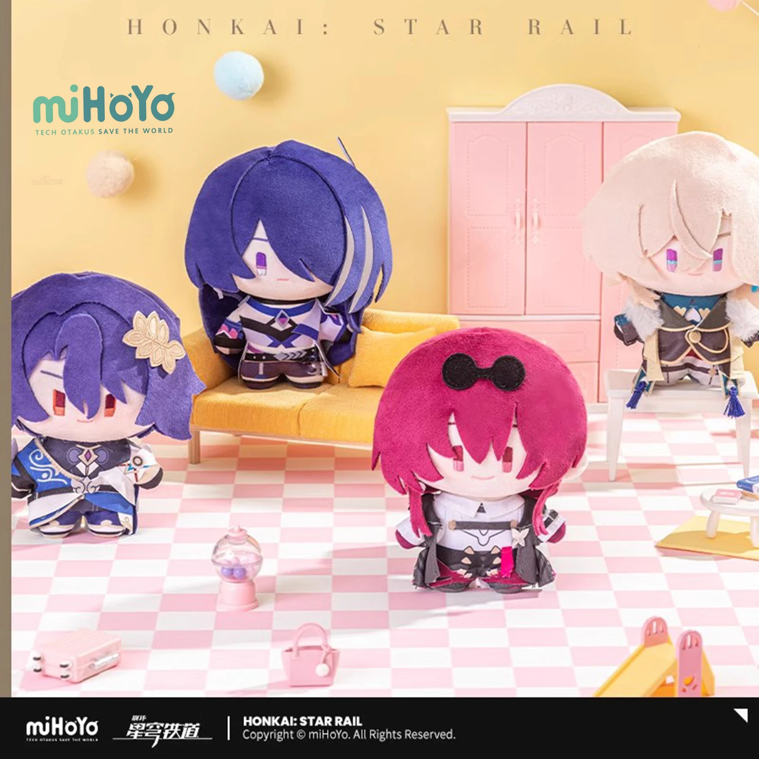 [Genuine] Honkai Star Rail Character Q-Style DOLLS Aventurine Acheron Kafka Acrylic Pendant Anime Cosplay miHoYo Original Gifts