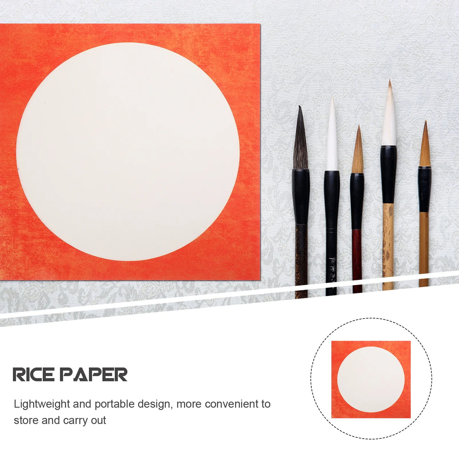 ورق الأرز العتيق للخط الصيني، ورق كتابة احترافي للرسم، ورق حرفي خفيف الوزن ممتص للماء #3