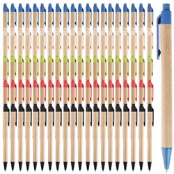 10PCS ECO Recycled Paper Ball Pen Paper Eco-friendly Ballpoint Pen Office School Supplies