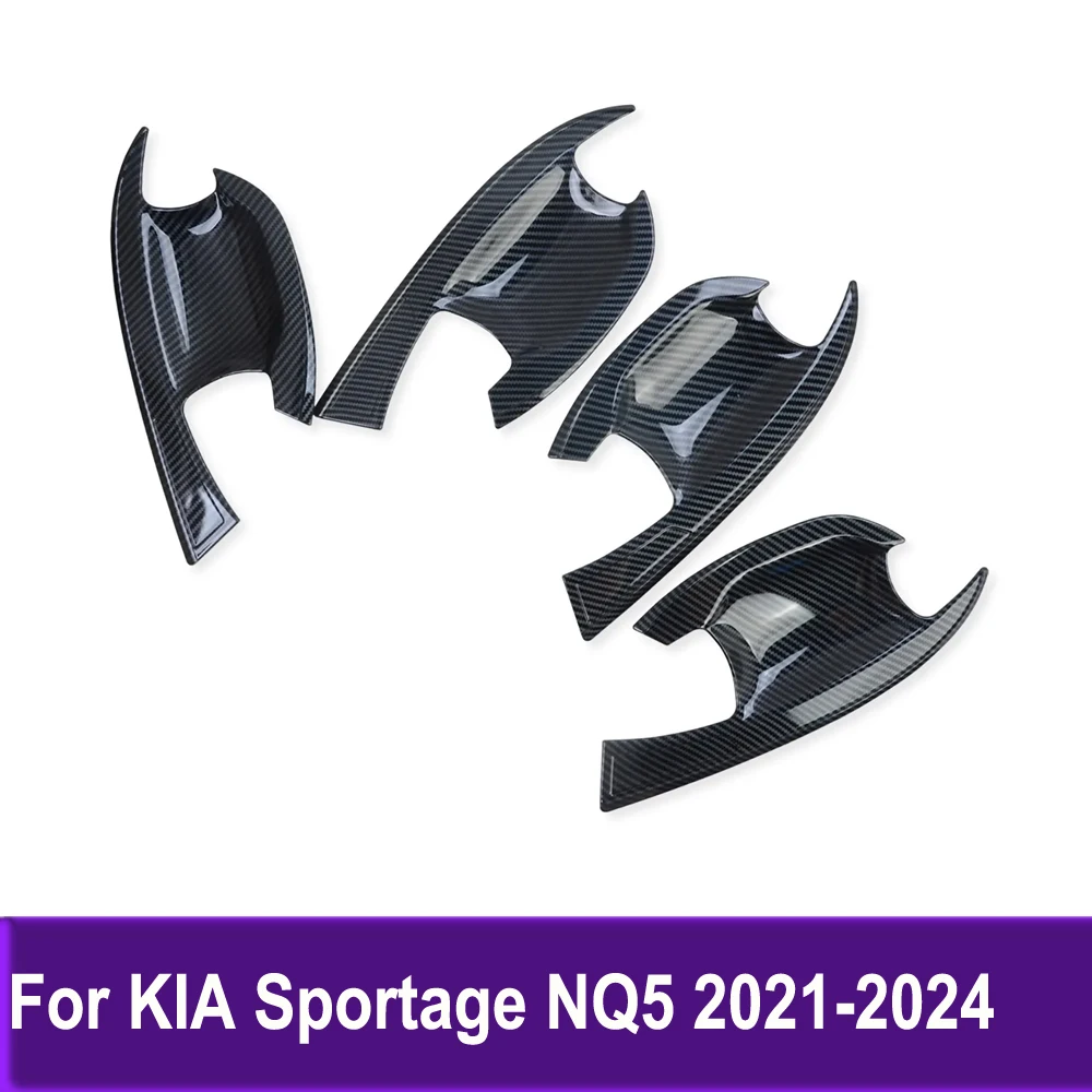 Styling Accessories For KIA Sportage NQ5 2021 2022 2023 2024 Side Door Handle Bowl Cover Trim Car Sticker Decoration