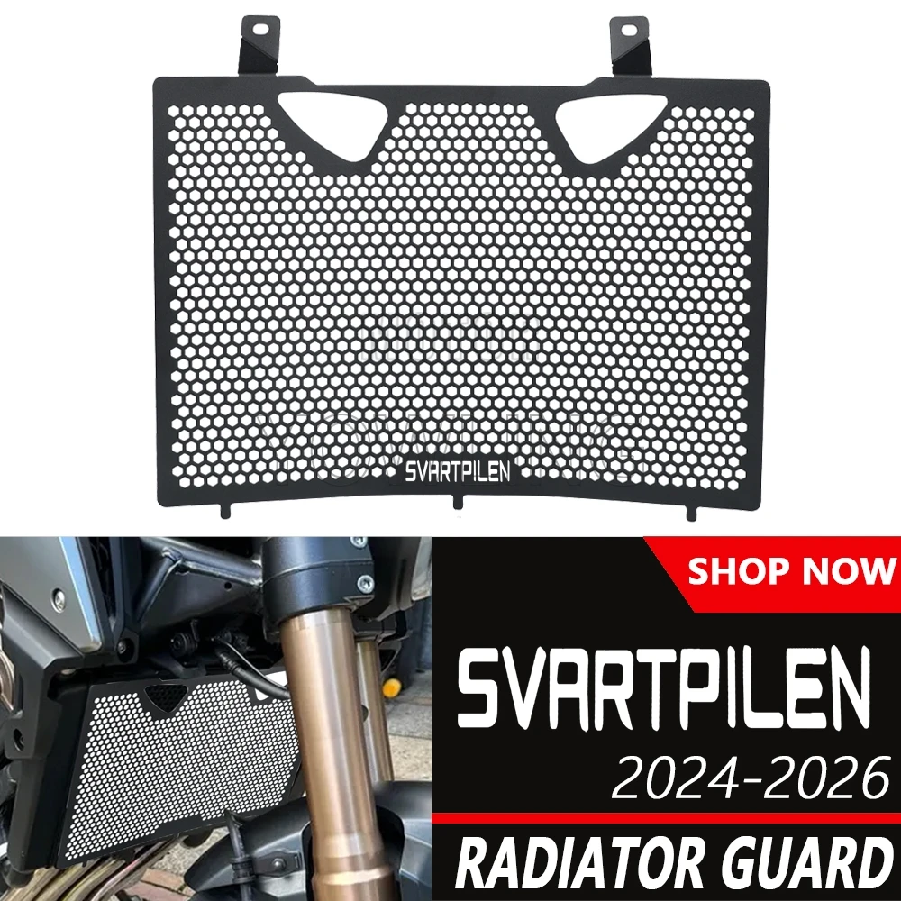 

Motorcycle Radiator Grille Guard Cover Protection Water Tank Shield For Husqvarna Svartpilen 801 Svartpilen801 2024 2025 2026