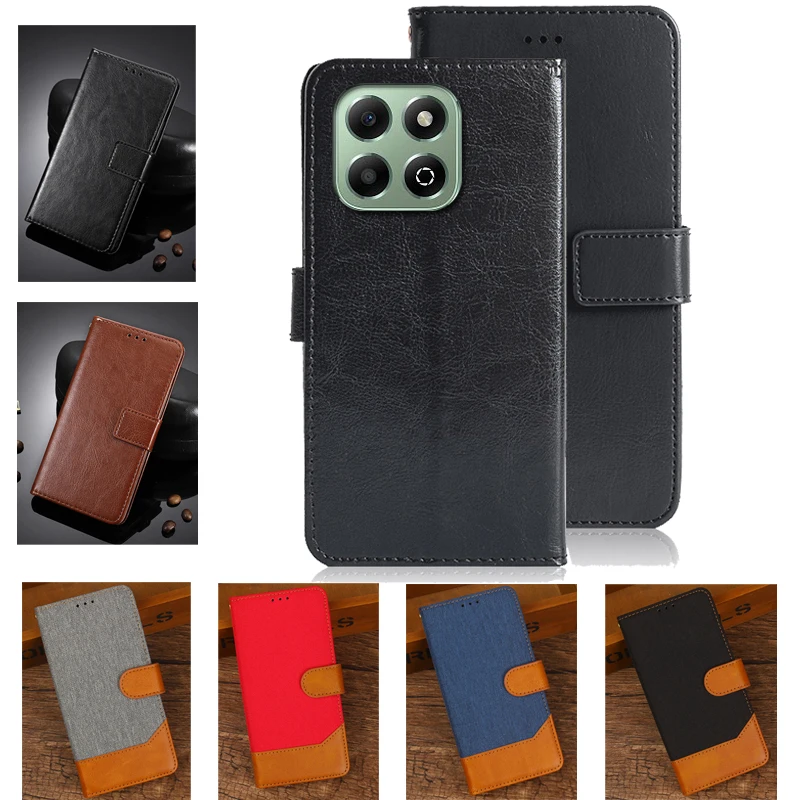 Original Leather Cover For Honor X6b 4G Etui Phone Capas For Honor X 6B HonorX6B JDY-LX1 JDY-LX2 Fundas чехол