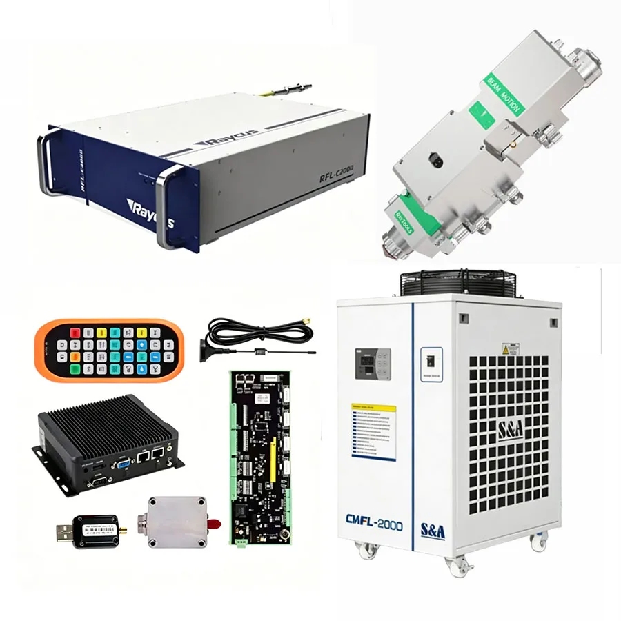 Raytools XC3000 Plus BM111 fiber laser cutting head 3.3kw HcFa servo motor automatic focusing 1500W/2000W/3000W laser source