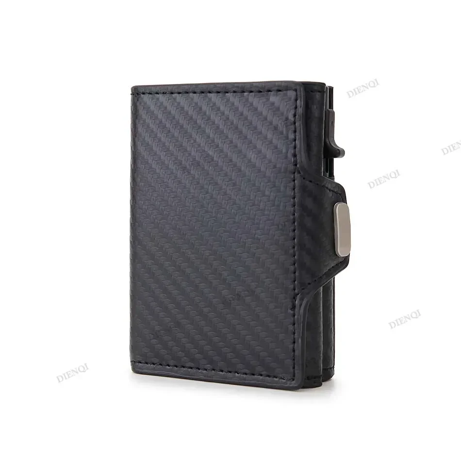 

Minimalist Smart Wallet Rfid Carbon Fiber Credit Card Card Holder Wallet for Men,Coin Pocket, Credit Wallet Daily Use Coin Purse