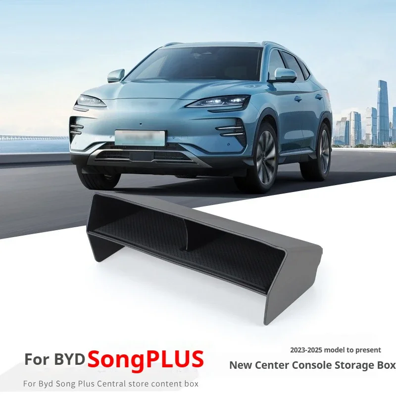For BYD Song Plus EV Champion Seal U 2023-2025 Car Central Control Storage Box Partition Storage Interior Modify Car Accessories