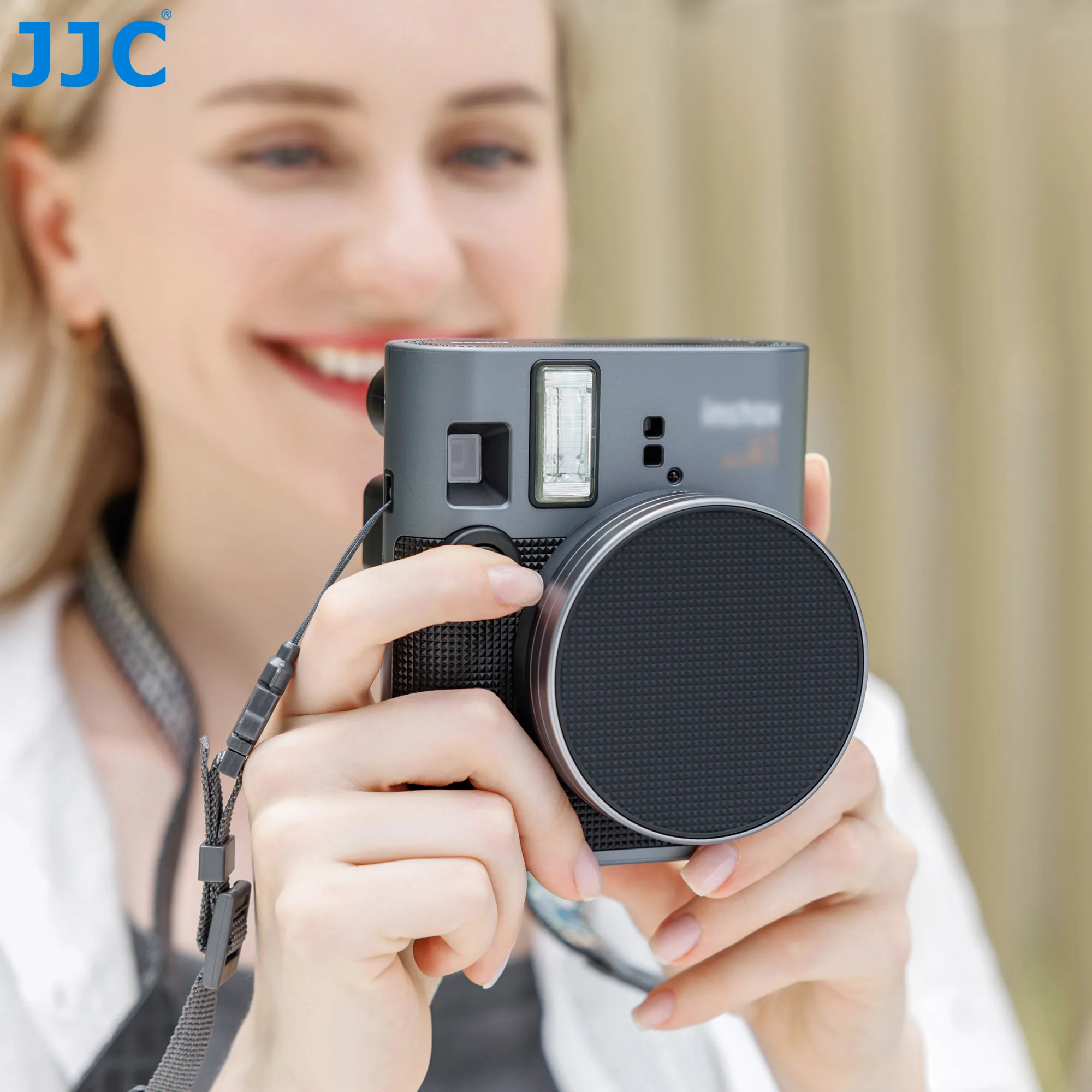 Крышка объектива JJC в стиле ретро для Fujifilm instax mini 41, алюминиевая защита от пыли и царапин, легкая крышка объектива камеры с мягким EVA