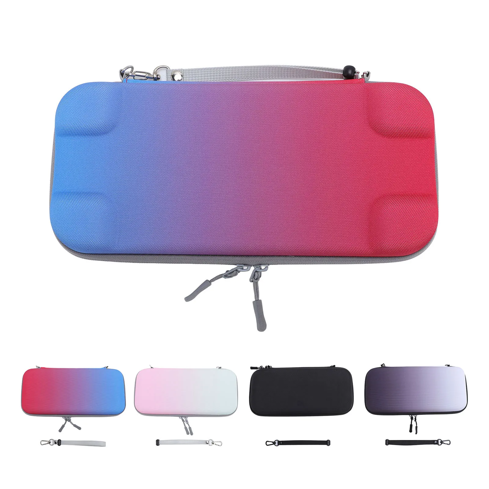 

Carrying Case 10 Game Card Pockets Portable Hand Strap Carrying Pouch EVA Hard Shell Splashing Proof for Switch 2 2025 Version