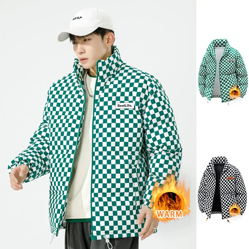 

Unisex Outdoor Jacket Men Winter Windproof Stand Collar Skiing Trekking Jacket Women Thickened Warm Cycling Camping Casual Coats