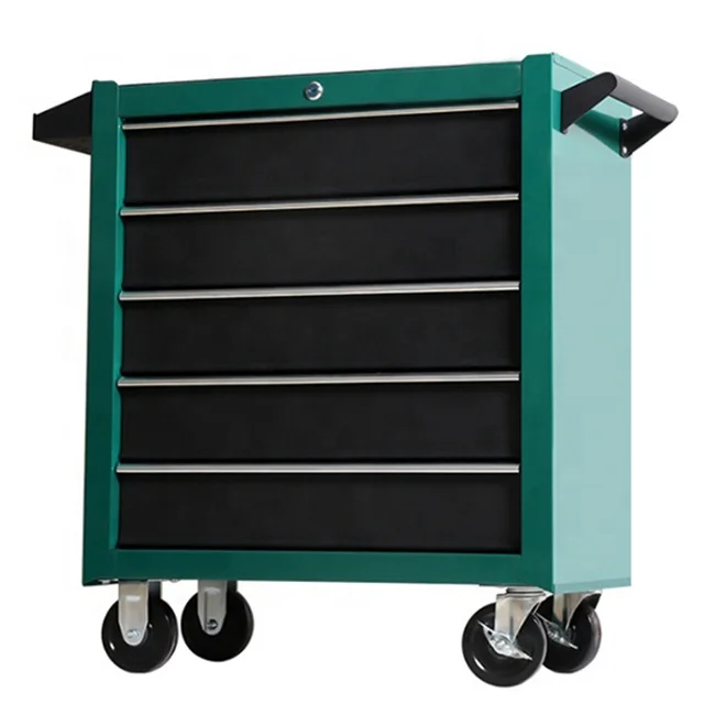 Work shop tool trolleys heavy duty tool cabinets with drawers