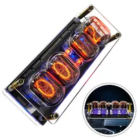 LED Lamp Tube Clock IN12 Nixie Clock Glow Tube Clock Diy Retro Clock Module LED Clock Electronic Retro-Gifts Glow Clock-Gifts