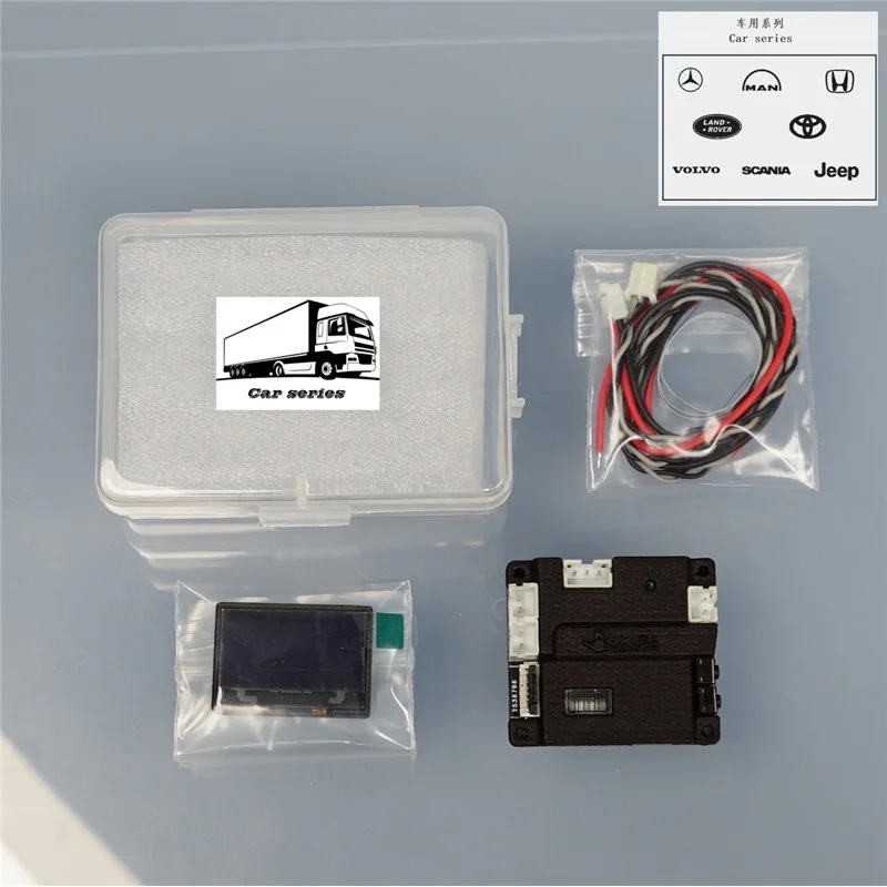 Simulation screen Interior LCD for 1/12 1/10 1/14 Engineering Excavator Loader Tamiya RC Truck SCANIA 770S BENZ VOLVO RC4WD Car