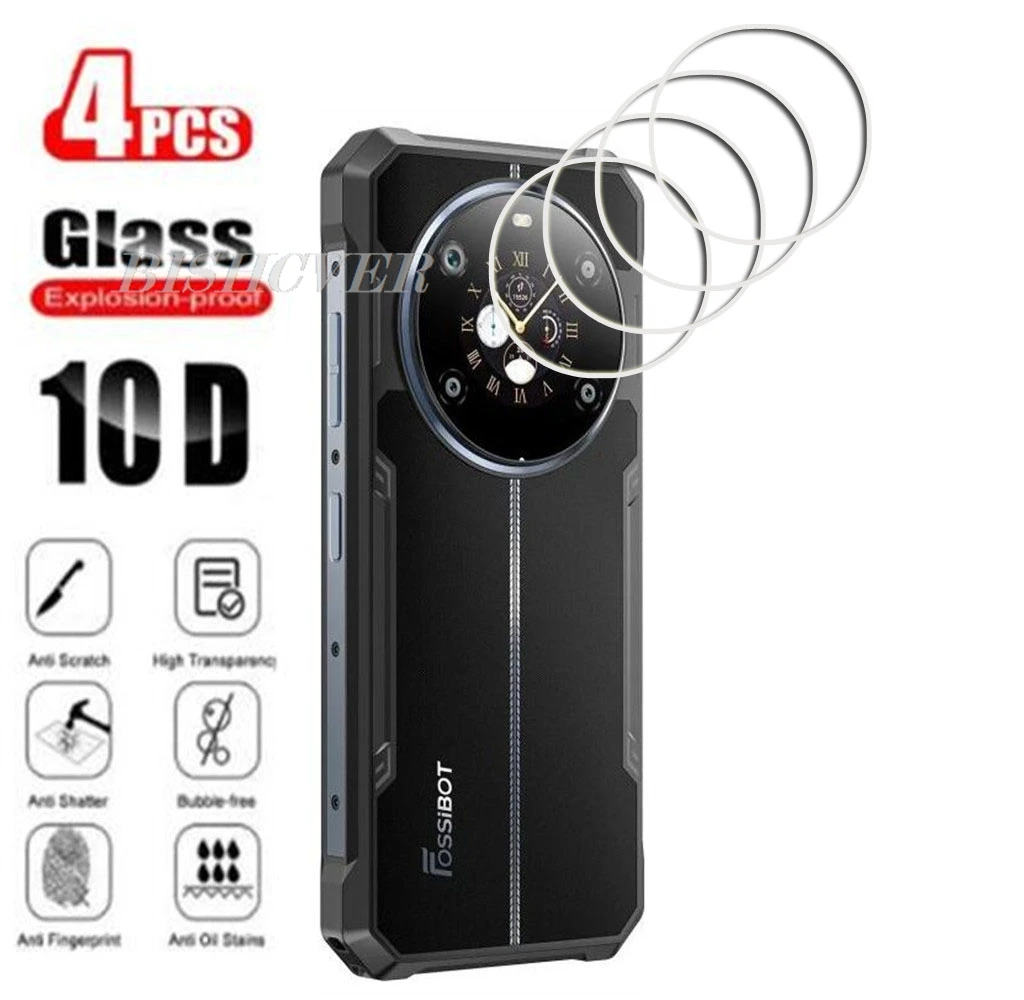 

4Pcs Camera Lens Glass For FOSSiBOT F109 6.75" Screen Protector Cover Film Camera Lens Protector Protective Soft Film