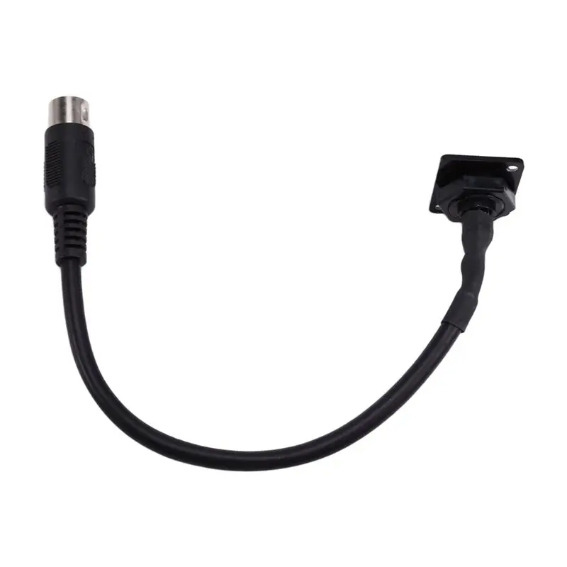 B76B D-Type 8 Pin DIN MIDI Extension Cable Female to Male Connector Adapter Audio Cord Signal Cable