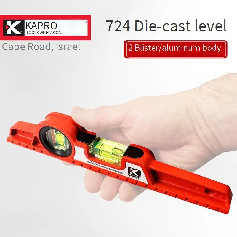

KAPRO 724 Die Casting Leveler Aluminum Alloy Solid 25cm Mini Small Leveler