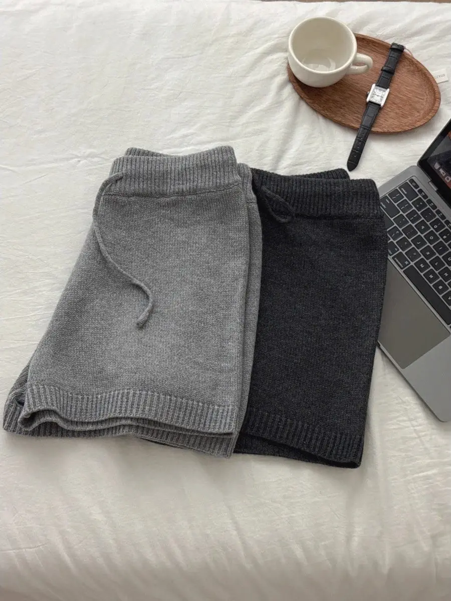 

Зимние шерстяные вязаные брюки женские прямого кроя, укороченные, повседневные, с высокой талией, из эластичной ткани, теплые, модные, новинка 2026 года