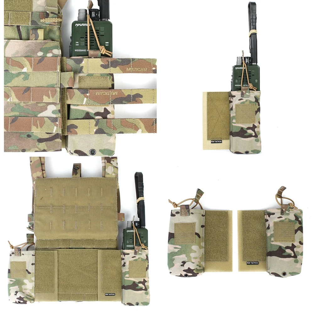 

Pew Tactical Cp Style JPC2.0 Жилет Радио Подсумок Радио Подсумок Рации Сумка Регулируемая