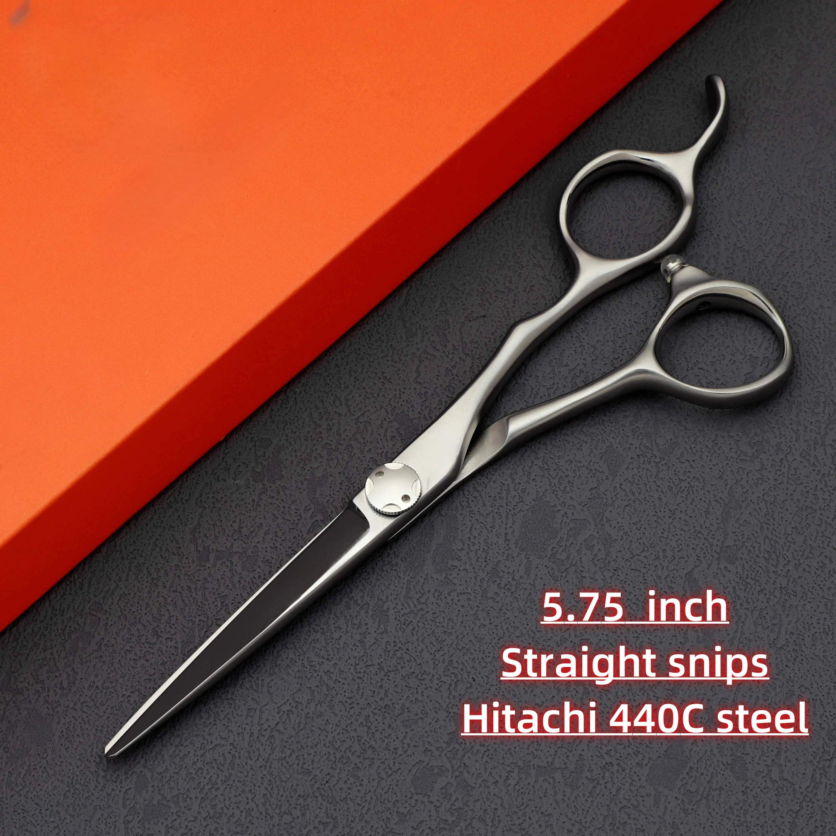 Professional hairdressing scissors，5.75 to 7.0 inches hair cutting scissors，High quality Hitachi 440C steel barber accessories