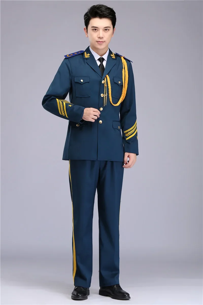 Uniforme militare abiti e accessori classe studente abbigliamento da sollevamento bandiera sea land air Army honor guard band uniforme da coro