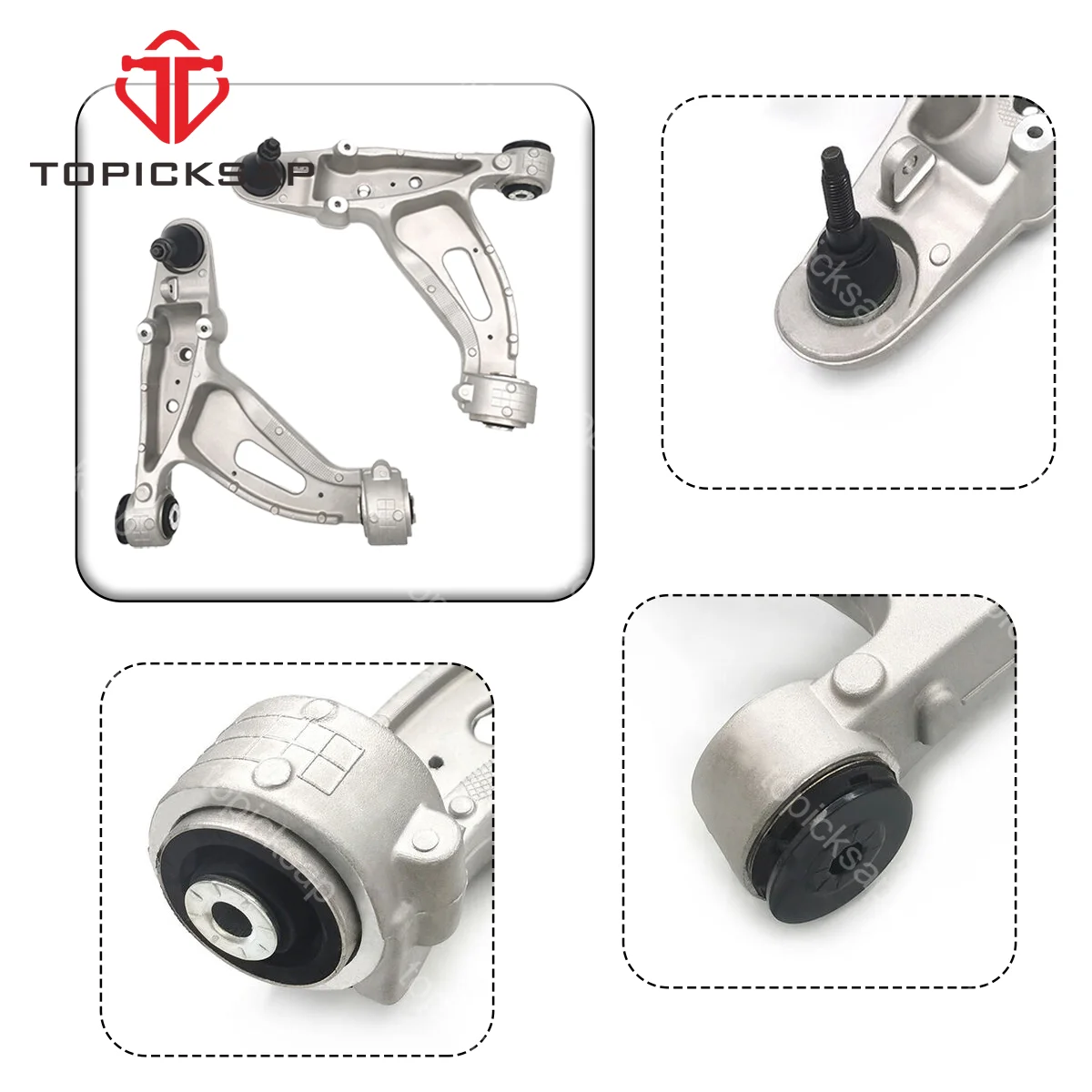 

TOPICKSAP 2pcs Front Lower Control Arm Ball Joint LH RH Pair Suspension for Cadillac CTS 2003 2004 2005 2006 2007 25758282