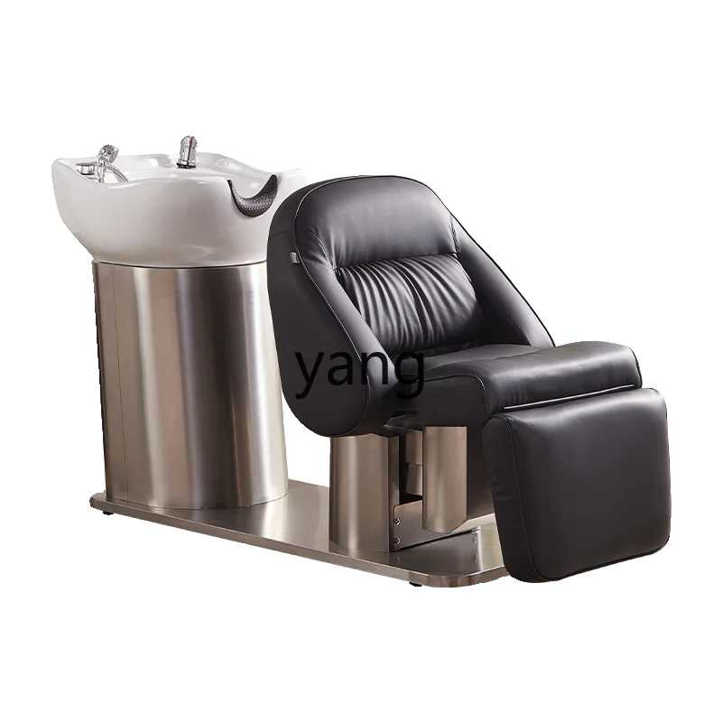 lmm half lying barber shop fashion shampoo bed simple high-end ceramic flushing bed