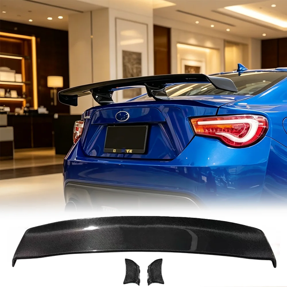 Use Toyota GT86 Subaru BRZ Scion FR-S 2013-2019 True Carbon Fiber Spoiler Rear Luggage Compression Wings Automotive Accessories