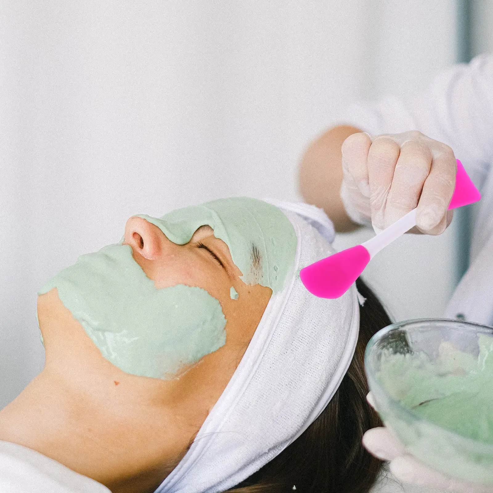1Set Multi Functional Silicone Mask Brush with Dual Heads for Precise Face Care Application Soft on Skin Easy Rinse Reusable - view 6