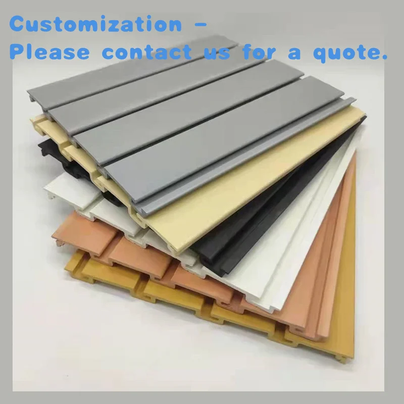 

custom.Kainice Customized 240*30cm Zinc Strip No Punching Pvc Panel Wall Slatwall Panels