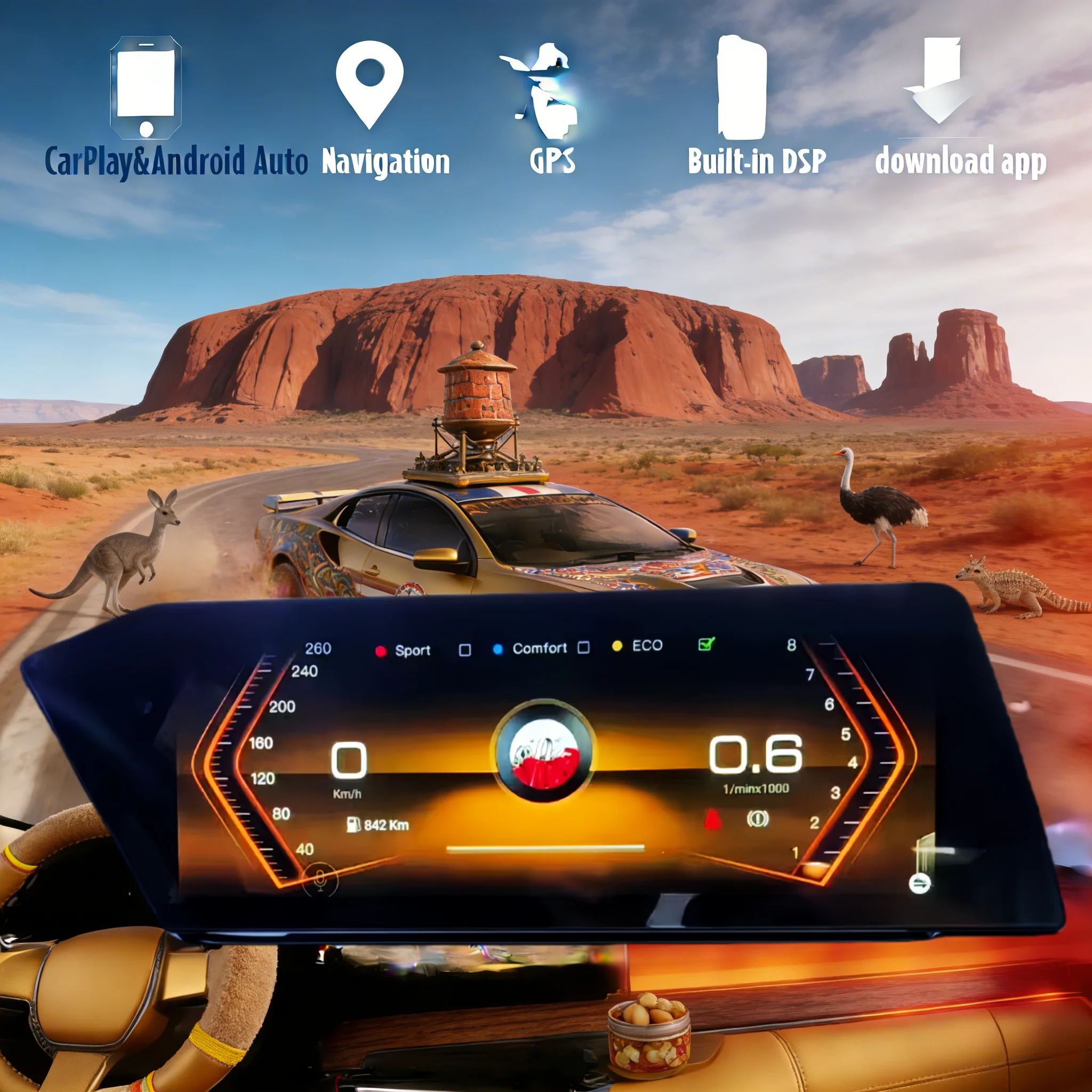 

12.3" CarPlay Auto Android 14 For BMW X5 X6 F15 F16 2014 2015 2016 2017 Screen Car Radio Multimedia Stereo Player GPS Head Unit