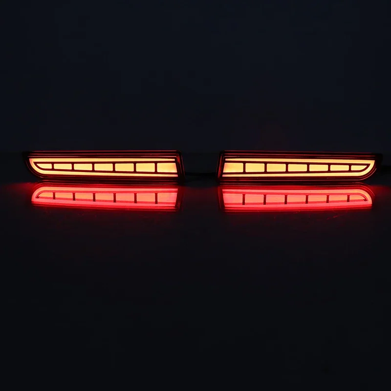 2Pcs Car Rear Bumper LED Brake Lights Fit For Mitsubishi Lancer/Evolution X CZ4A 2008-2017/Outlander Sport / RVR / ASX 2011-2012