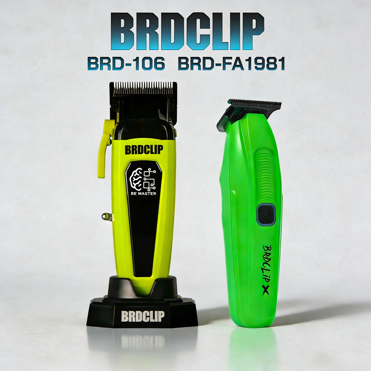 

Professional BRDCLIP Green 106 7500RPM FA1981 Hair Clipper DLC Blade Base Charger Hair Trimmer Barber Hair Cutting Kit for Men