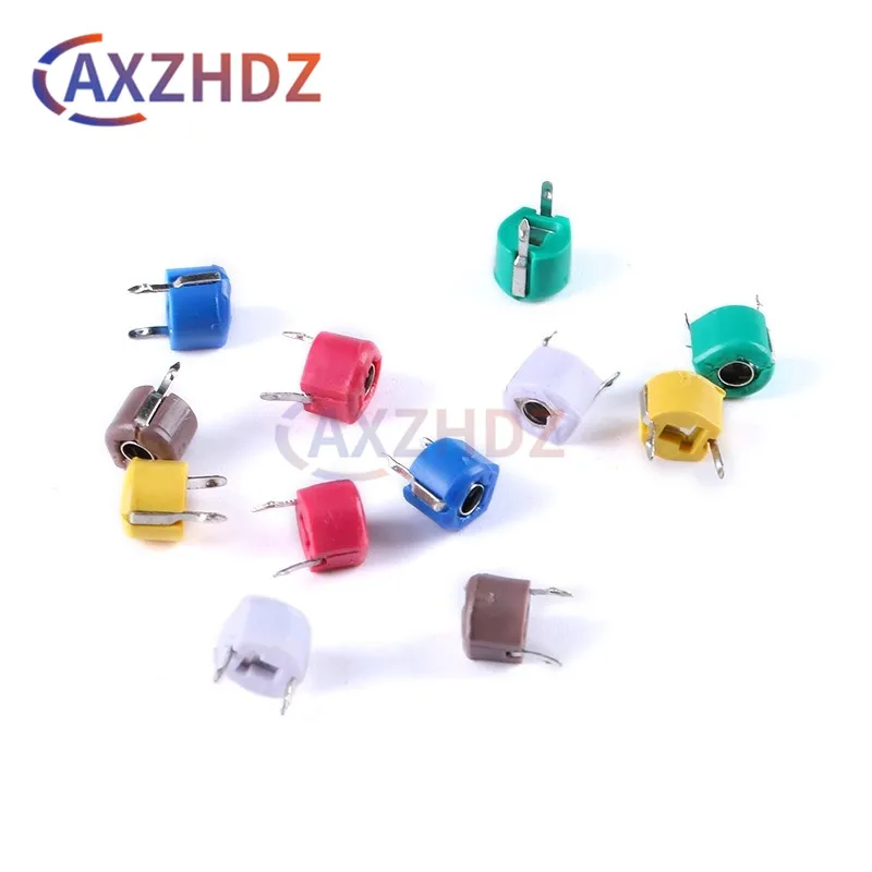 

10PCS 5PF 10PF 20PF 30PF 40PF 50PF 60PF 70PF 120PF Adjustable Capacitor Trimmer Variable Capacitance Plastic 6mm JML06-1-120P