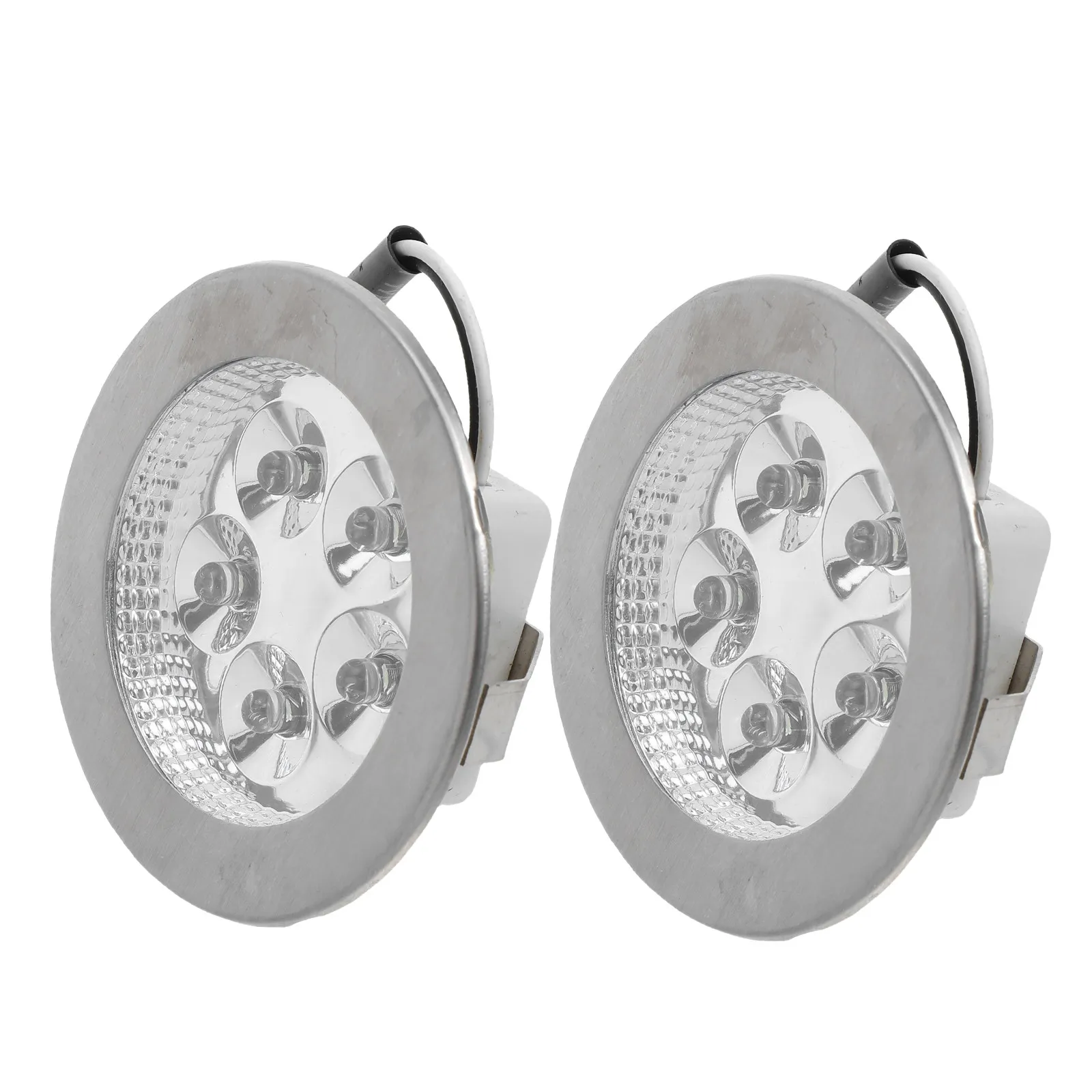 2Pcs Range Hood Light Bulbs Recessed Round LED Replacement Kitchen Stove Exhaust Vent Light Fixture High Brightness Energy