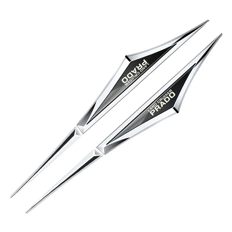2pcs 3d alloy car stickers car accsesories accessory