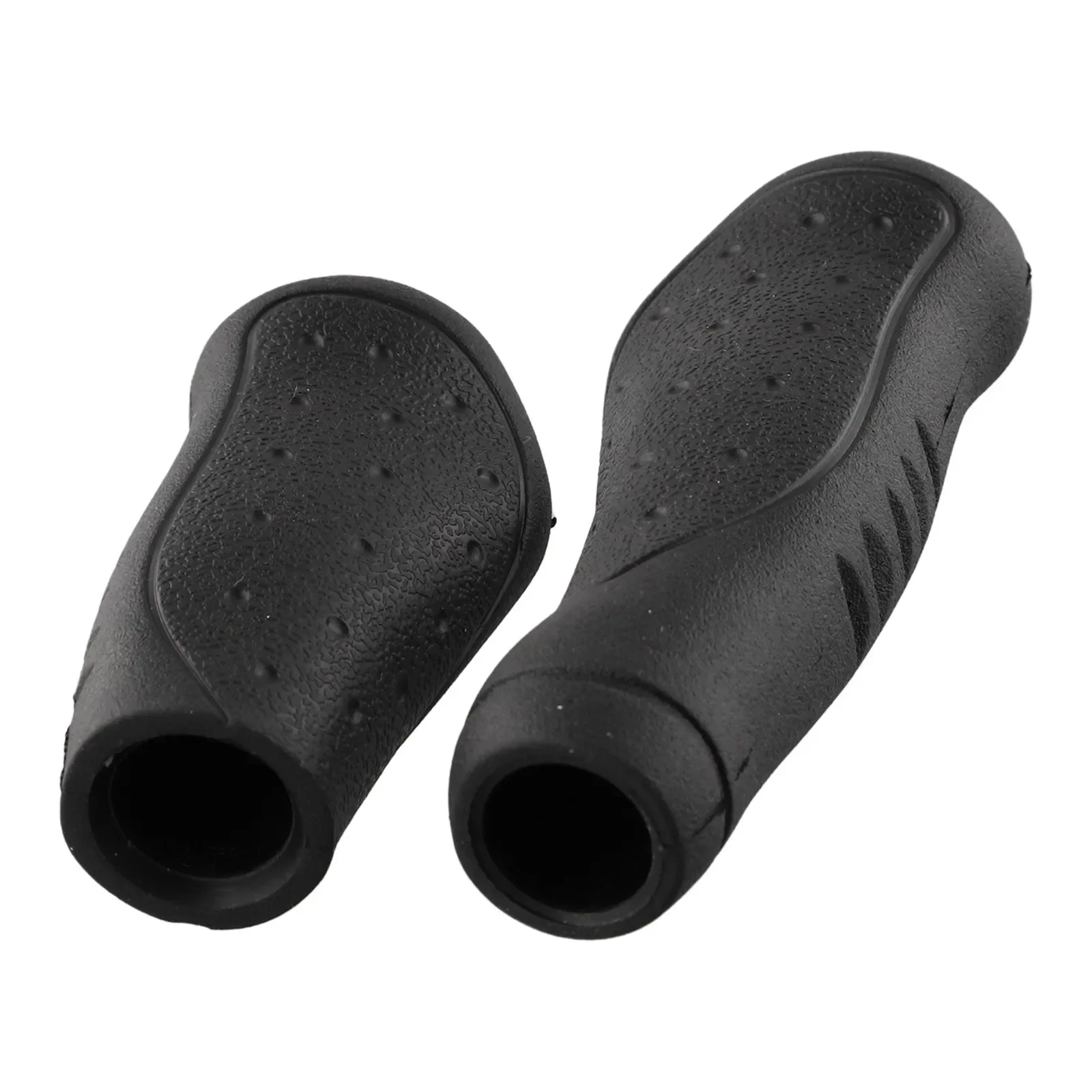 1Pair MTB Folding Bikes Handlebar Grip Long/Short Shift Black Handle Grips Mountain Bicycle Outdoor Riding Practical Accessories