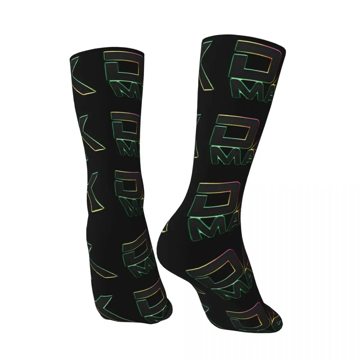 Dark Matter Sticker Men's Socks Vintage Harajuku Pearl Jam Street Style Novelty Seamless Crew Sock